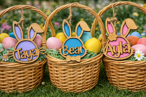 Easter Bunny Basket Tag - Customized