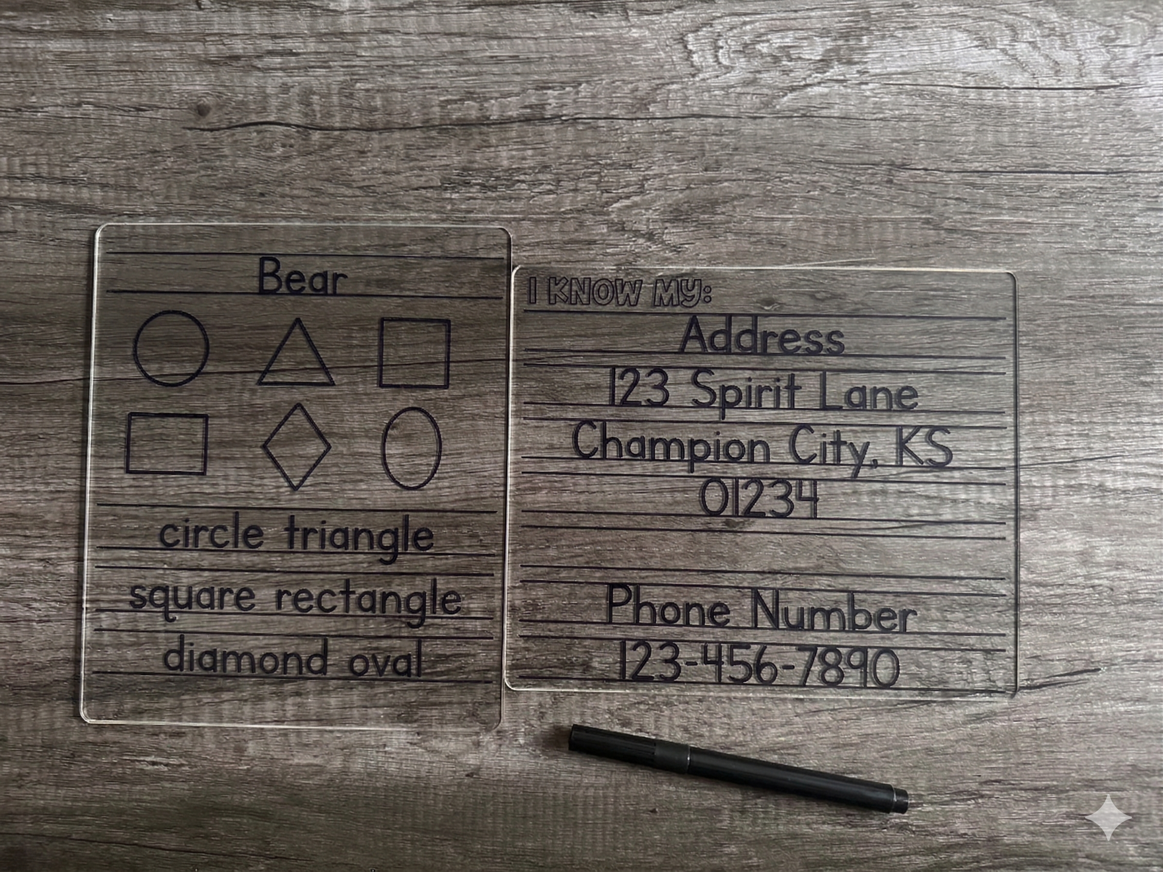 Little Scholar Acrylic Tracer